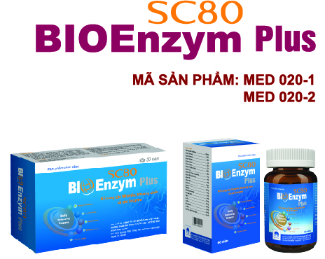 SC80 Bioenzym Plus- tăng cường miễn dịch, ă ngon, chống rối loạn tiêu hóa