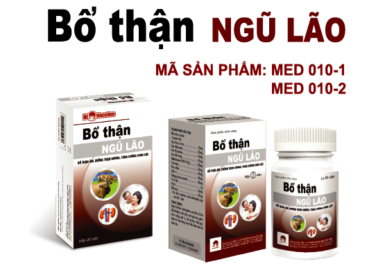 Viên nang BỔ THẬN NGŨ LÃO - Hộp 30 viên- khỏe thận, hết tiểu són, rứt tiểu đêm