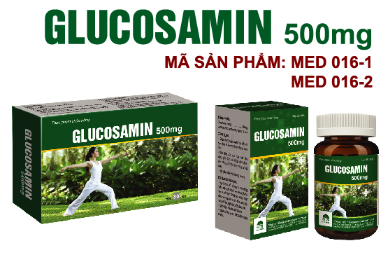 GLUCOSAMIN 500mg - Lọ 30 viên- Hỗ trợ điều trị các bệnh về xương khớp
