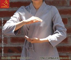 Quần áo đi chùa, tập yoga, khí công, võ, dưỡng sinh cho nữ