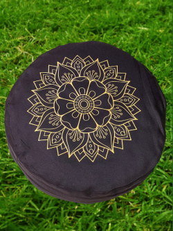 Trụ trung in Mandala chất thô - Đệm Ngồi Thiền Mandala Zambala – Tĩnh Lặng Từ Từng Hơi Thở