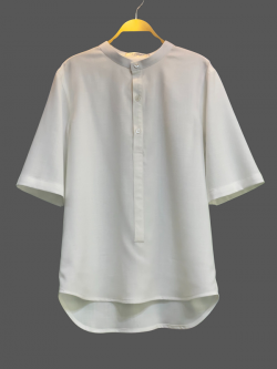 Bộ quần áo Phật tử, nam, vải đũi cao cấp, màu trắng, ghi, be, đỏ đô, size S M L XL... cắt may theo yêu cầu -  Ba nút đuôi tôm